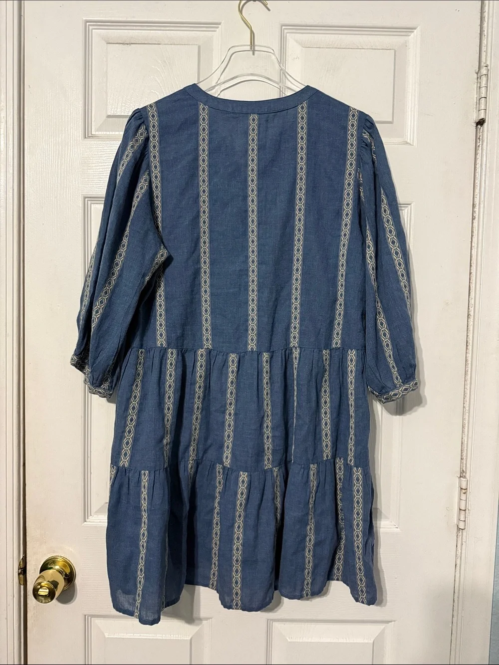 Velvet By Graham & Spencer Kaitlyn‎ Jacquard Cotton Blend Minidress Size Medium